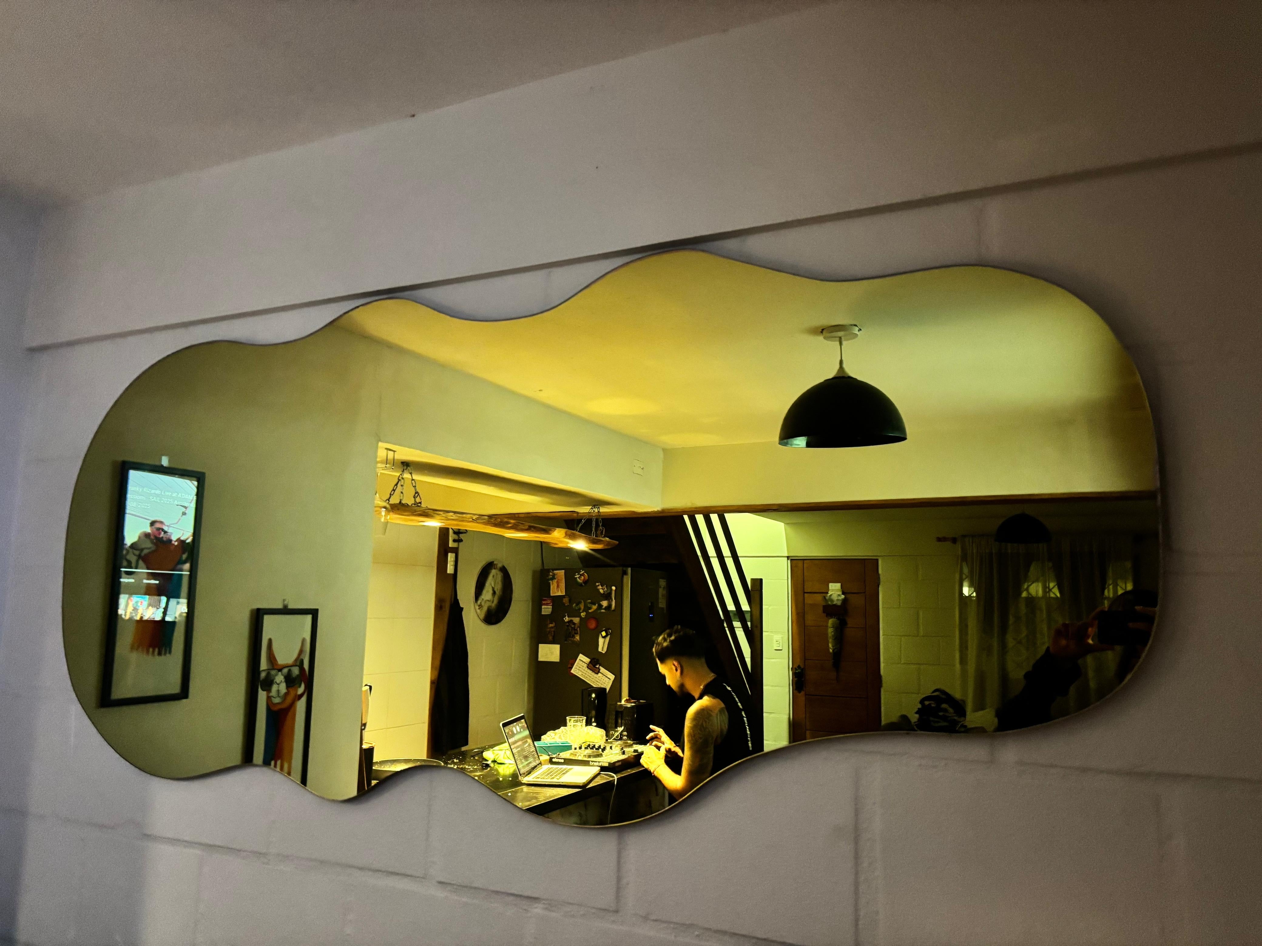 Espejo dorado 180x80cm