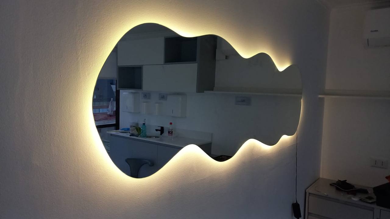 Curvi Glam #007 -  180X80CM CON LED CÁLIDA