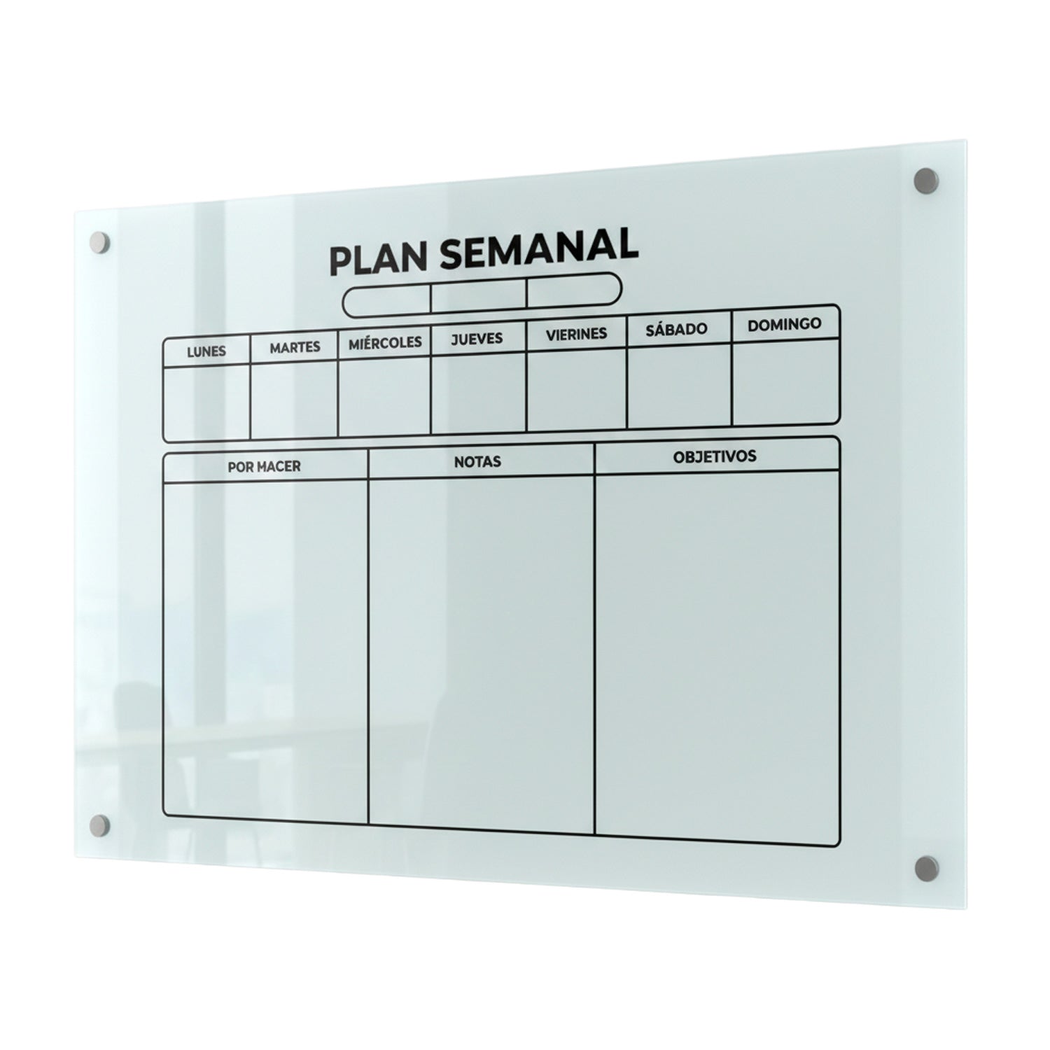 Pizarra Calendario Planner 100x150cm